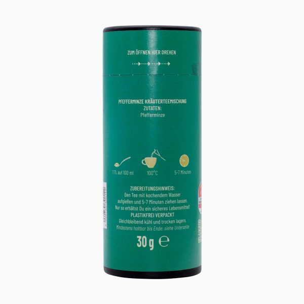 Acht Botaniker Kräutertee Pfefferminze 30g – Bild 3