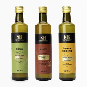 Acht Botaniker Bundle Dreierlei Öle, 500 ml