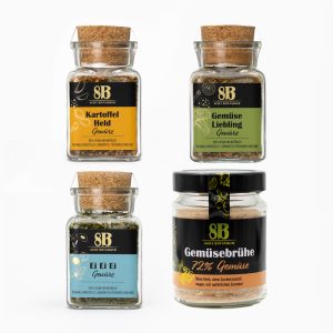 Acht Botaniker Bundle Gewürzmischungen Veggie