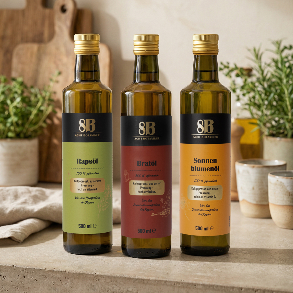 Bundle Dreierlei Öle, 500 ml