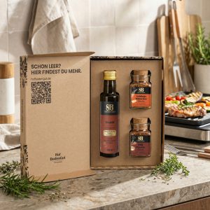 Acht Botaniker Geschenkbox Grill-Zeit